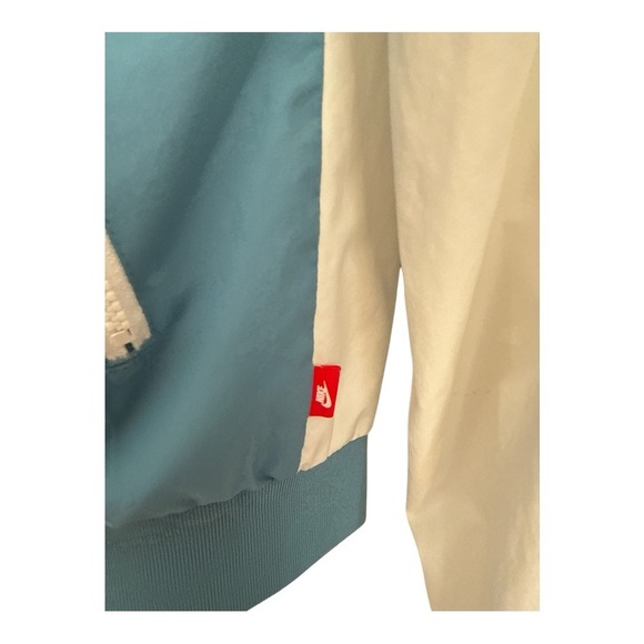 NIKE Women's Sportwear Windrunner Jacket Blue/Yellow/Cream‎ Full Zip Hoodie - Picture 6 of 12